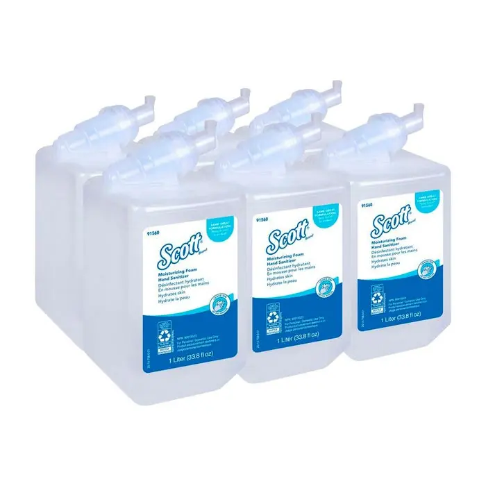 Scott Foam Hand Sanitizer Refill, 33.8 Ounces, 1000 Milliliters, Pack of 6 Today Only
